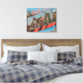 Park City, Utah - Grote letterscènes Canvas Afdruk (Insitu (Slaapkamer))