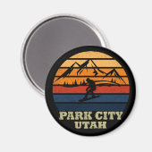 Park City Utah Magneet (Voorkant / Achterkant)