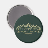 Park City Utah Magneet (Voorkant / Achterkant)