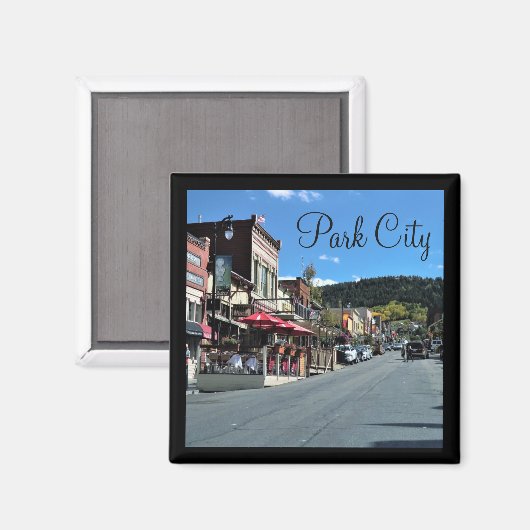 Park City Utah Magnet (Voorkant / Achterkant)