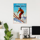 Park City Utah Marilyn Monroe Reisposter Poster (Thuiskantoor)
