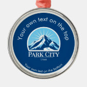 Park City Utah medaille Ornament (Voorkant)