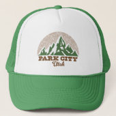 Park City Utah Mountain Trucker Pet (Voorkant)