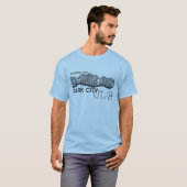 Park City Utah, oud t-shirt bouwvakkers (Voorkant volledig)