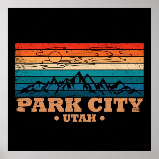 Park City Utah Poster (Voorkant)