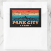 Park City Utah  Rechthoekige Sticker (Tas)