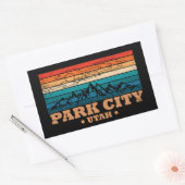 Park City Utah  Rechthoekige Sticker (Envelop)