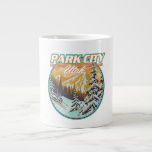 Park City Utah Reislogo Grote Koffiekop