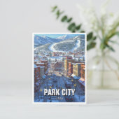 Park City Utah Reizen Briefkaart (Staand voorkant)
