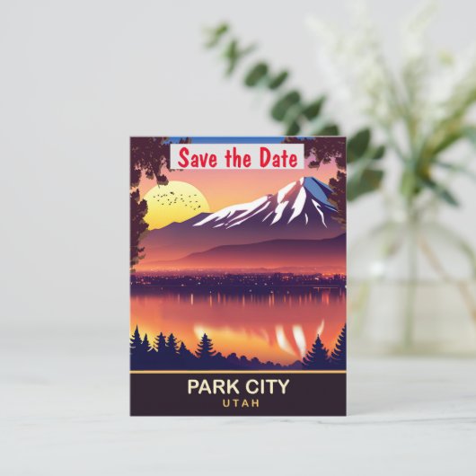 Park City, Utah, Reizen Briefkaart (Staand voorkant)