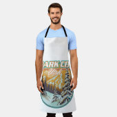 Park City Utah Reizen Logo Schort (Gedragen)