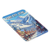 Park City Utah Reizen Magneet (Rechterzijde)