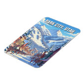 Park City Utah Reizen Magneet (Linkerzijde)