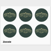 Park City Utah Ronde Sticker (Vel)