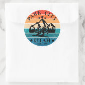 Park City Utah  Ronde Sticker (Tas)