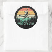 Park City Utah Ronde Sticker (Tas)