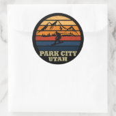 Park City Utah  Ronde Sticker (Tas)