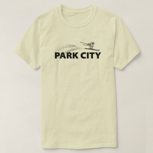 Park City Utah Schansspringer T-shirt (Design voorkant)