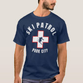 Park City Utah Ski Patrol T-shirt (Voorkant)
