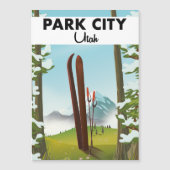 Park City Utah Ski poster (Voorkant)