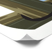Park city Utah Ski reisposter Poster (Hoek)