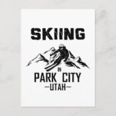 Park City Utah skiën Briefkaart (Voorkant)