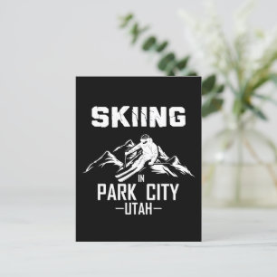 Park City Utah skiën Briefkaart