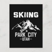 Park City Utah skiën Briefkaart (Voorkant)