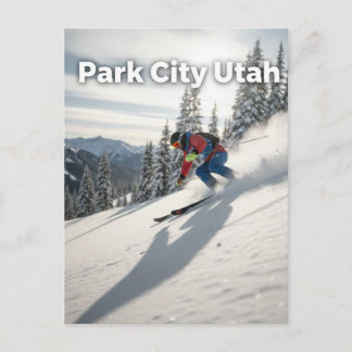 Park city Utah Skien Briefkaart