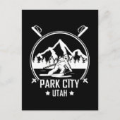 Park City Utah skiën Briefkaart (Voorkant)