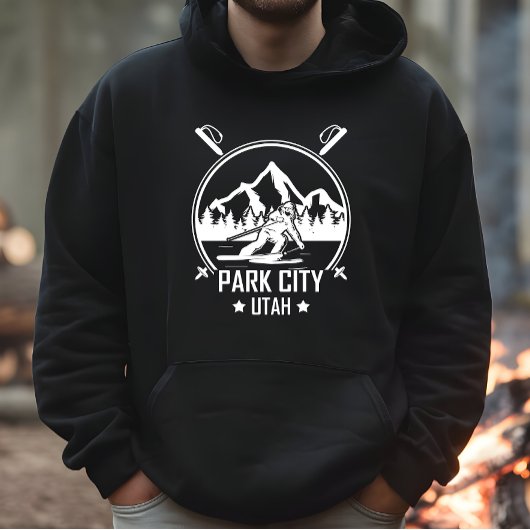 Park City Utah skiën Hoodie