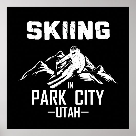 Park City Utah skiën Poster (Voorkant)