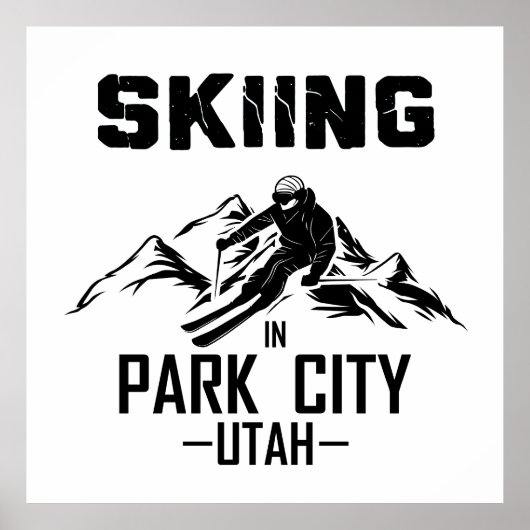 Park City Utah skiën Poster (Voorkant)