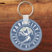 Park City Utah  skiën Sleutelhanger (Voorkant)