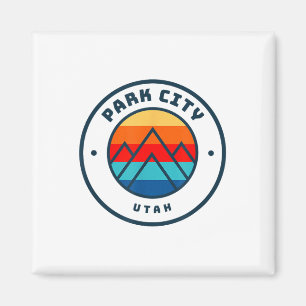 Park City Utah Skiën Snowboarden Ski Family Trip Magneet