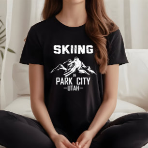 Park City Utah skiën T-shirt