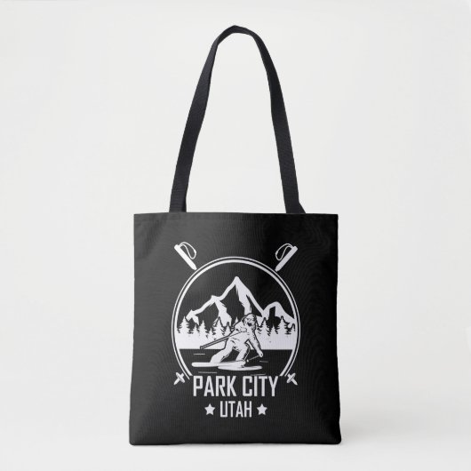 Park City Utah skiën Tote Bag (Voorkant)