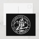 Park city Utah skigebied Feestdagenkaart (Voorkant / Achterkant)