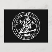 Park city Utah skigebied Feestdagenkaart (Voorkant)