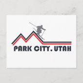 Park city Utah skigebied Feestdagenkaart (Voorkant)