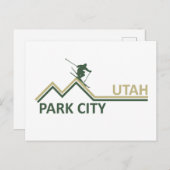 Park city Utah skigebied Feestdagenkaart (Voorkant / Achterkant)