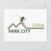 Park city Utah skigebied Feestdagenkaart (Voorkant)