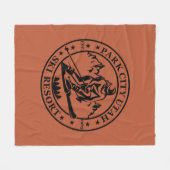 Park city Utah skigebied Fleece Deken (Voorkant (Horizontaal))