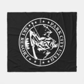 Park city Utah skigebied Fleece Deken (Voorkant (Horizontaal))