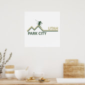 Park city Utah skigebied Poster (Keuken)