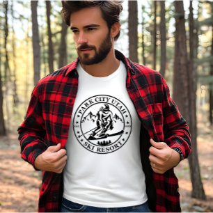 Park city Utah skigebied T-shirt