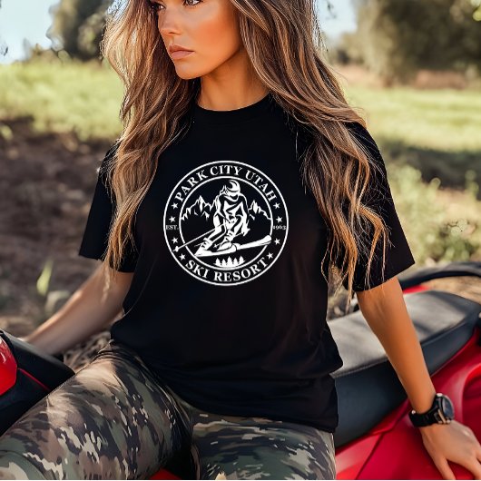 Park city Utah skigebied T-shirt