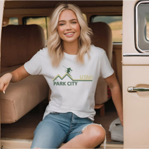 Park city Utah skigebied T-shirt
