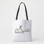 Park city Utah skigebied Tote Bag (Voorkant)