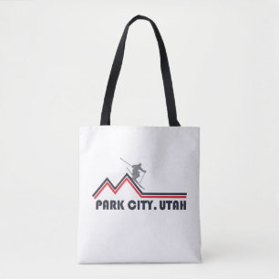 Park city Utah skigebied Tote Bag